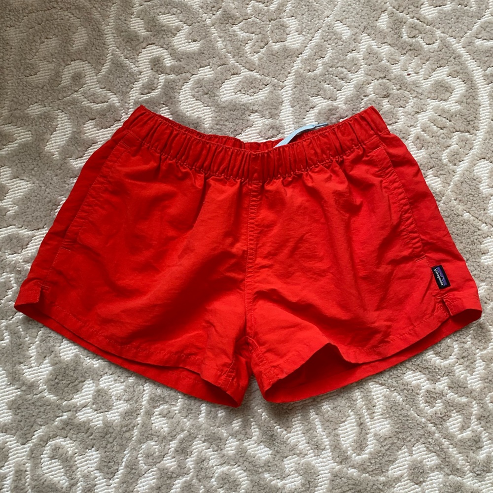 Patagonia 2.5 inch Red baggies shorts